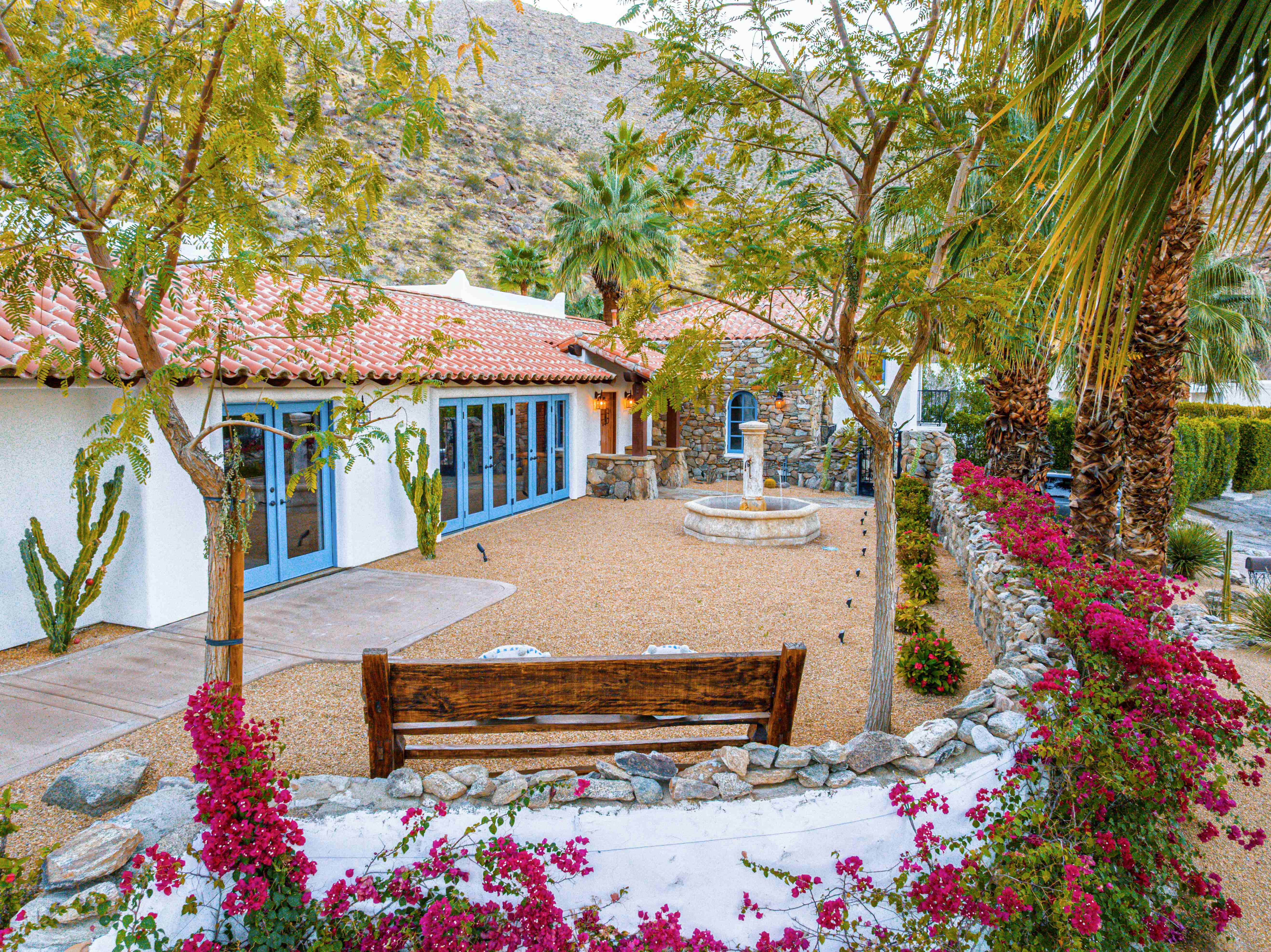 Front Courtyard with Fountain