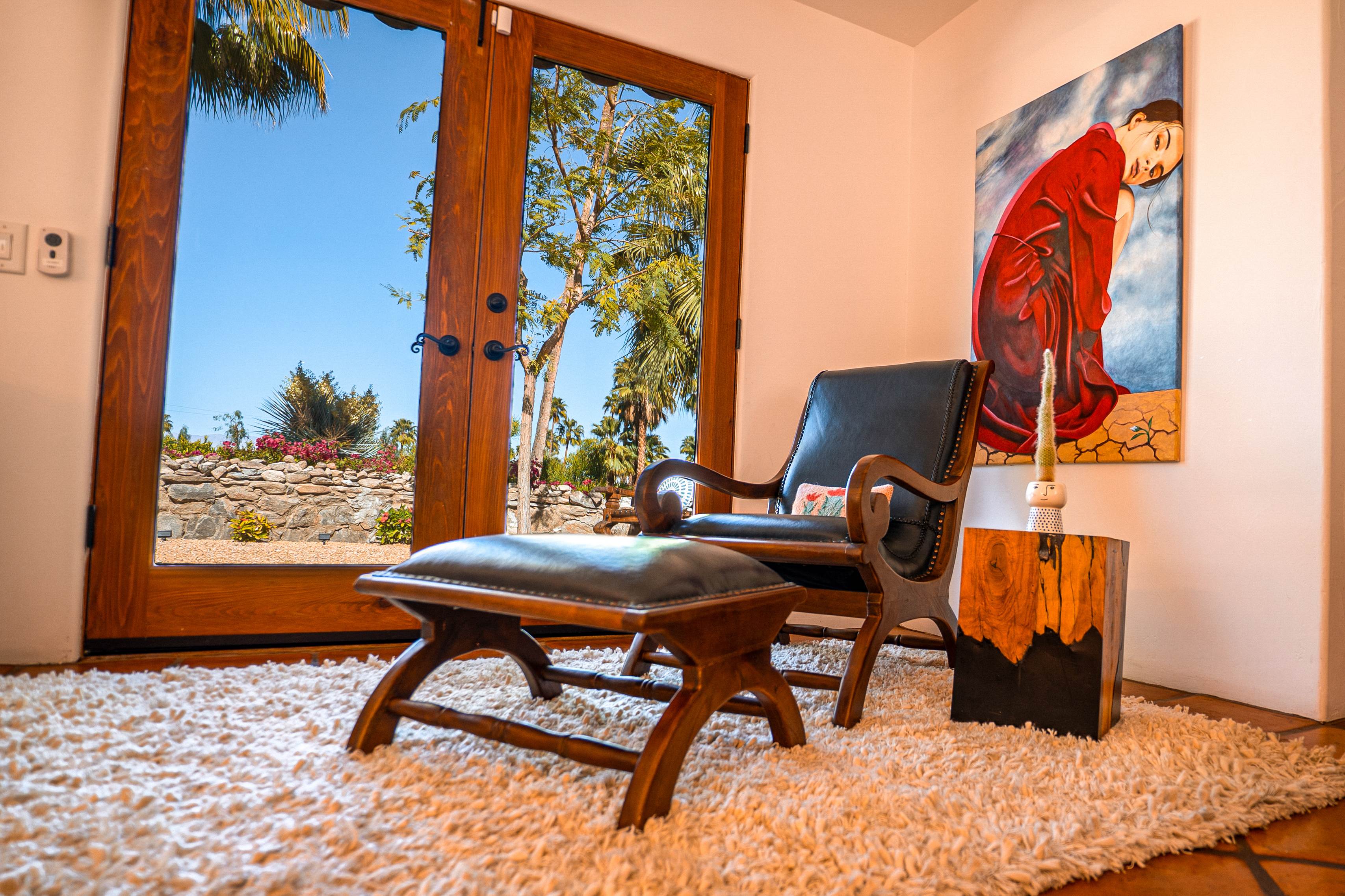 Reading Nook with Garden View