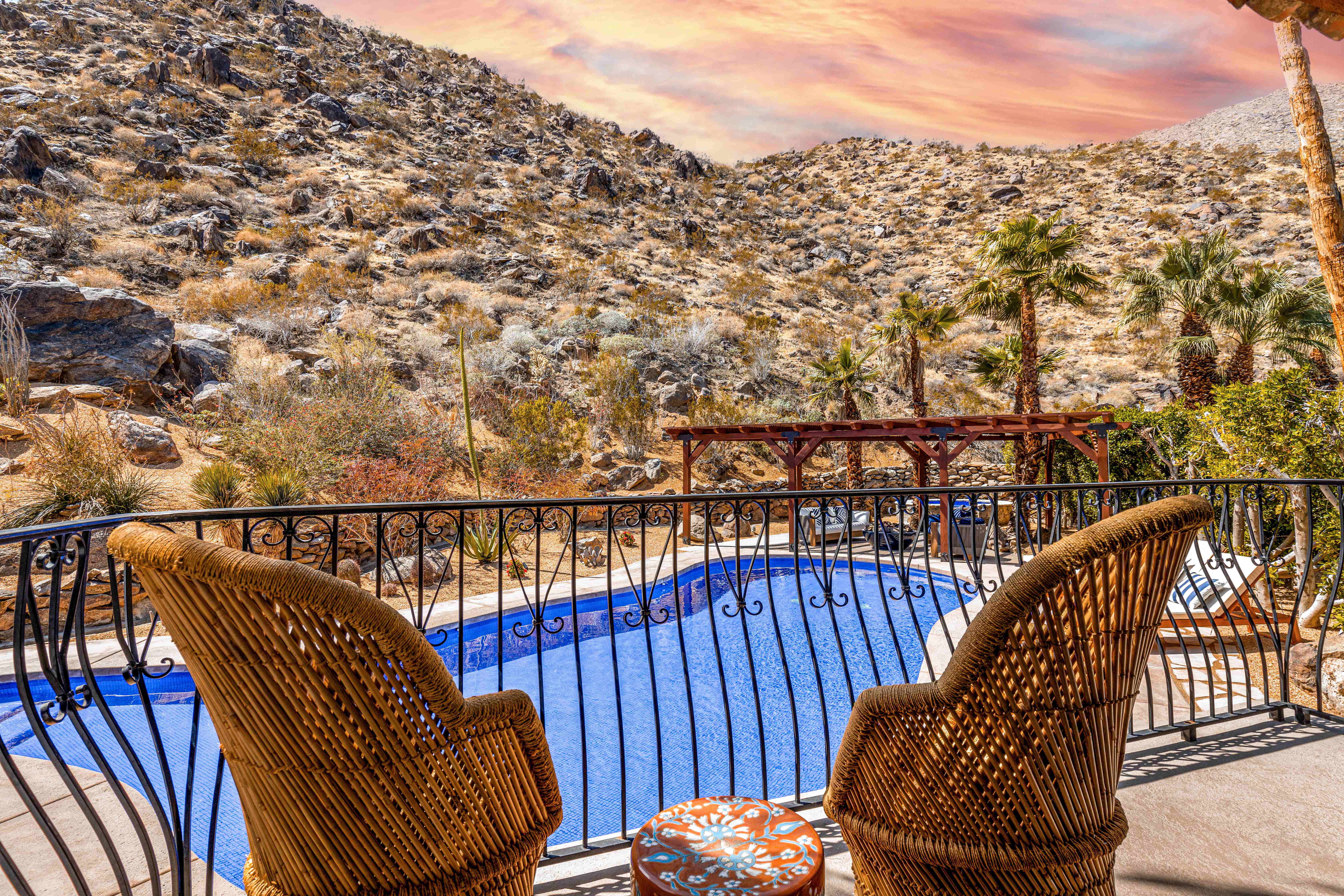 Pool with Mountain View